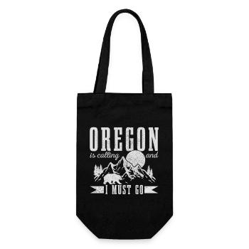 Oregon - Geschenkbeutel für Flaschen - Schwarz - Vorne