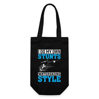 Je fais mes propres cascades style ski nautique - Sac à bouteille - noir - Devant