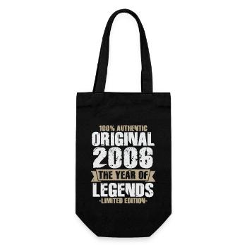 Légende 2006 Cadeau d'anniversaire vintage original - Sac à bouteille - noir - Devant