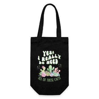 Des cactus pour tous les producteurs de cactus Amateurs de cactus - Sac à bouteille - noir - Devant