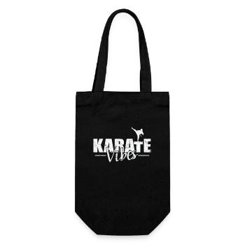 Ambiance de karaté - Sac à bouteille - noir - Devant