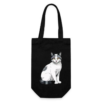 Chats domestiques, Propriétaire, Chat mignon, Chats, Dame - Sac à bouteille - noir - Devant