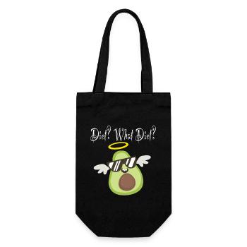 Diet What Diet Avocado Avocados Vegan Veganer - Gift Bag for Bottles - black - Front