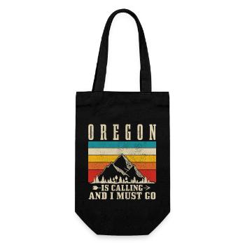 Oregon - Geschenkbeutel für Flaschen - Schwarz - Vorne
