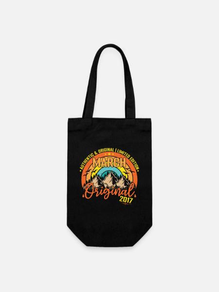 Mars 2017 Mars anniversaire 2017 Mars Originale - Sac à bouteille - noir