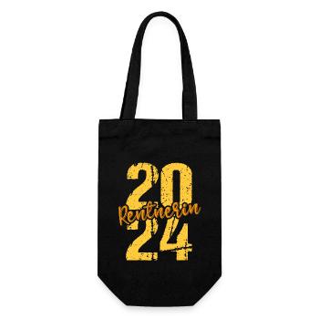Pension de retraite Pension de pensionné 2024 - Sac à bouteille - noir - Devant