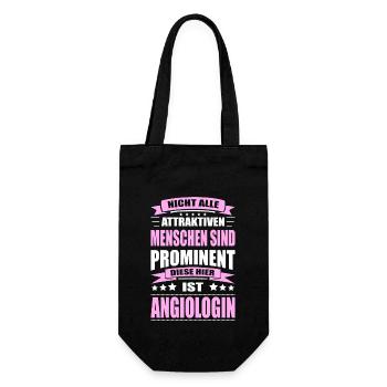Nicht Alle Menschen Sind Prominent Angiologin - Geschenkbeutel für Flaschen - Schwarz - Vorne