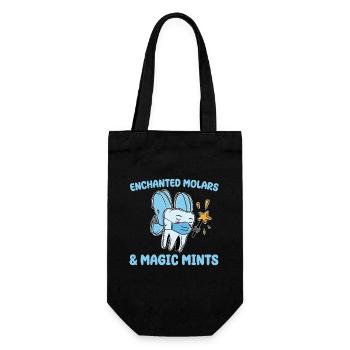 Conception de dentiste pédiatrique - Sac à bouteille - noir - Devant