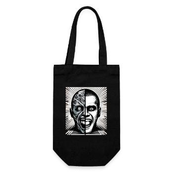Horreur psychologique suspense psychiatrique - Sac à bouteille - noir - Devant