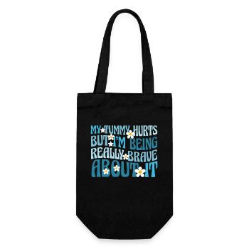 J’ai mal au ventre mais je suis vraiment - Sac à bouteille - noir - Devant