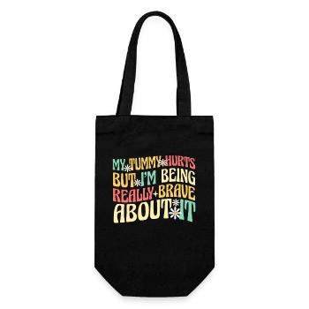 J’ai mal au ventre mais je suis vraiment - Sac à bouteille - noir - Devant