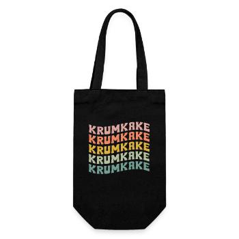 Krumkake - Gift Bag for Bottles - black - Front