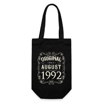 Vintage - Original depuis août 1992 Anniversaire - Sac à bouteille - noir - Devant