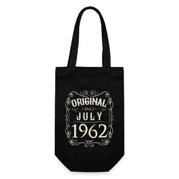 Vintage - Original depuis juillet 1962 Anniversaire - Sac à bouteille - noir - Devant