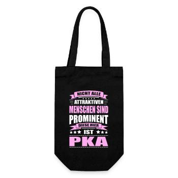 Nicht Alle Menschen Sind Prominent PKA - Geschenkbeutel für Flaschen - Schwarz - Vorne