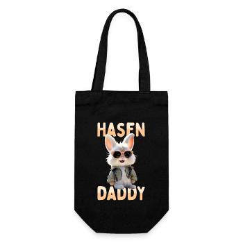 Lapin Papa Papa Fête des Pères Lapin Lapin Lapin Lapin - Sac à bouteille - noir - Devant