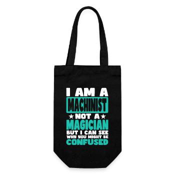 Machinist - Gift Bag for Bottles - black - Front