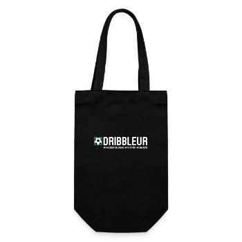 Dribbler - For the kings of dribbling in football - Gift Bag for Bottles - black - Front