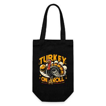 Funny bowling team bowler strike bowling club - Gift Bag for Bottles - black - Front
