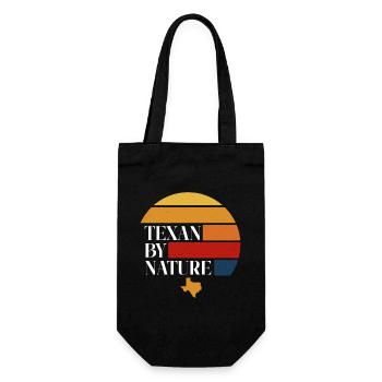Wildflower Fields Wildflowers Bluebonnet - Gift Bag for Bottles - black - Front
