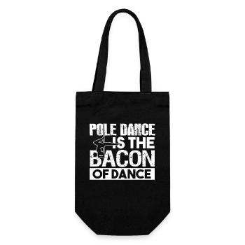 Pole Dance Pole Dance Is The Bacon Of Dance - Gift Bag for Bottles - black - Front