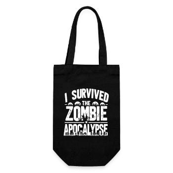 Horror Movie Fan Zombie Horror Classic - Gift Bag for Bottles - black - Front