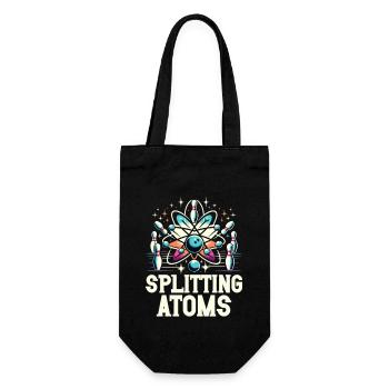 Funny bowling team bowler strike bowling club - Gift Bag for Bottles - black - Front