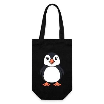 puffin - Gift Bag for Bottles - black - Front