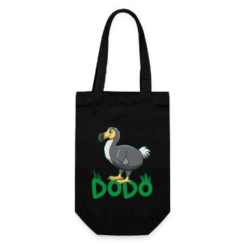 Bird Lover Flying Bird Dodo - Gift Bag for Bottles - black - Front