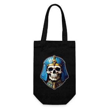 Pharaoh- Mummy - Egypt - Gift Bag for Bottles - black - Front