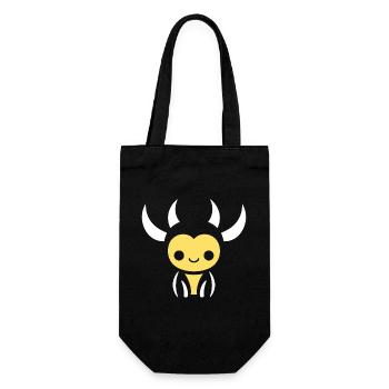 Dahu - Gift Bag for Bottles - black - Front