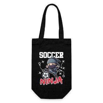 Soccer Ninja - Gift Bag for Bottles - black - Front