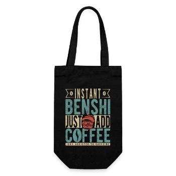 Benshi instantané Il suffit d’ajouter du café - Sac à bouteille - noir - Devant