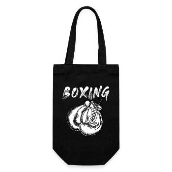 Boxen - Geschenkbeutel für Flaschen - Schwarz - Vorne
