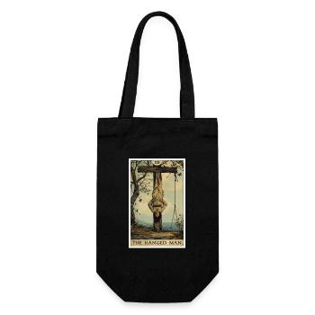 Cartes de tarot Carte de tarot Le Pendu - Sac à bouteille - noir - Devant