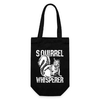 Squirrel - Gift Bag for Bottles - black - Front