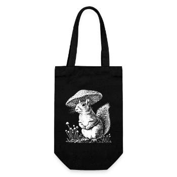 Écureuil - Sac à bouteille - noir - Devant