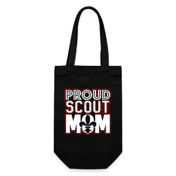 Scouting Proud Scout Mom - Gift Bag for Bottles - black - Front