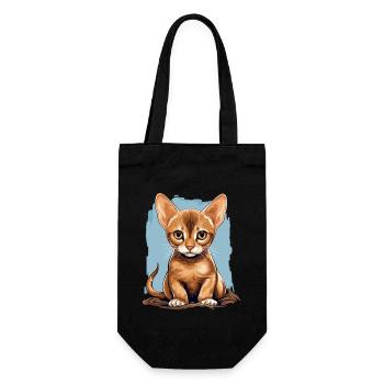 Chat d’Abyssinie Abessinierkatze - Sac à bouteille - noir - Devant