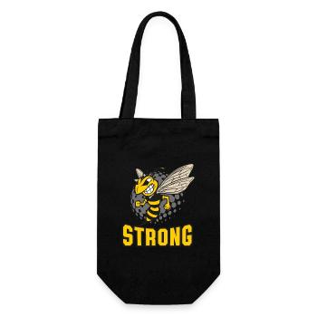 Bees Pun Beekeeper Bee Lover Inspiration - Gift Bag for Bottles - black - Front