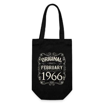 Vintage - Original depuis février 1966 Anniversaire - Sac à bouteille - noir - Devant