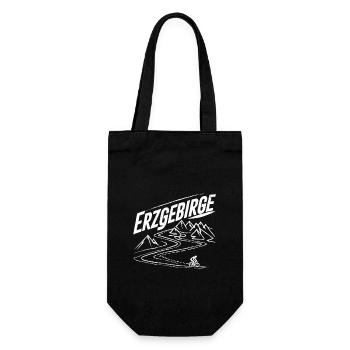 Ore Mountains Home Bicycle Mountains - Gift Bag for Bottles - black - Front
