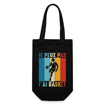 Je Peux pas j'ai Basket Basket-Ball Basketteur fan - Sac à bouteille - noir - Devant