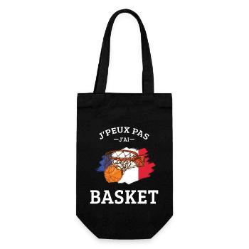Je Peux pas j'ai Basket Basket-Ball Basketteur fan - Sac à bouteille - noir - Devant