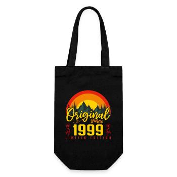 Anniversaire 1999 Anniversaire né en 1999 cadeau - Sac à bouteille - noir - Devant
