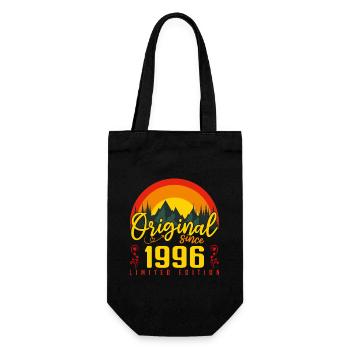 Birthday 1996 Birthday Born in 1996 Gift - Gift Bag for Bottles - black - Front