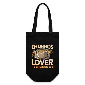 Amateur de churros avant l’amateur de café mexicain - Sac à bouteille - noir - Devant