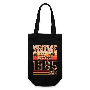 anniversaire 1985. Vintage né en 1985 anniversaire - Sac à bouteille - noir - Devant