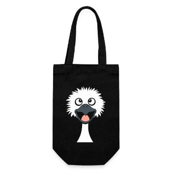 autruche - Sac à bouteille - noir - Devant