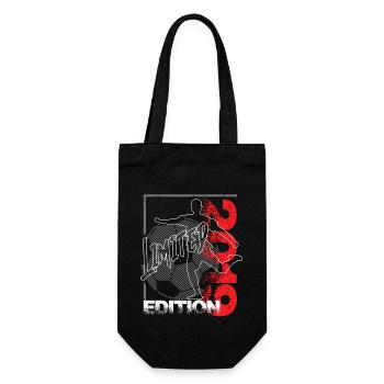 Limited Edition 2019 Limited Edition Football - Gift Bag for Bottles - black - Front